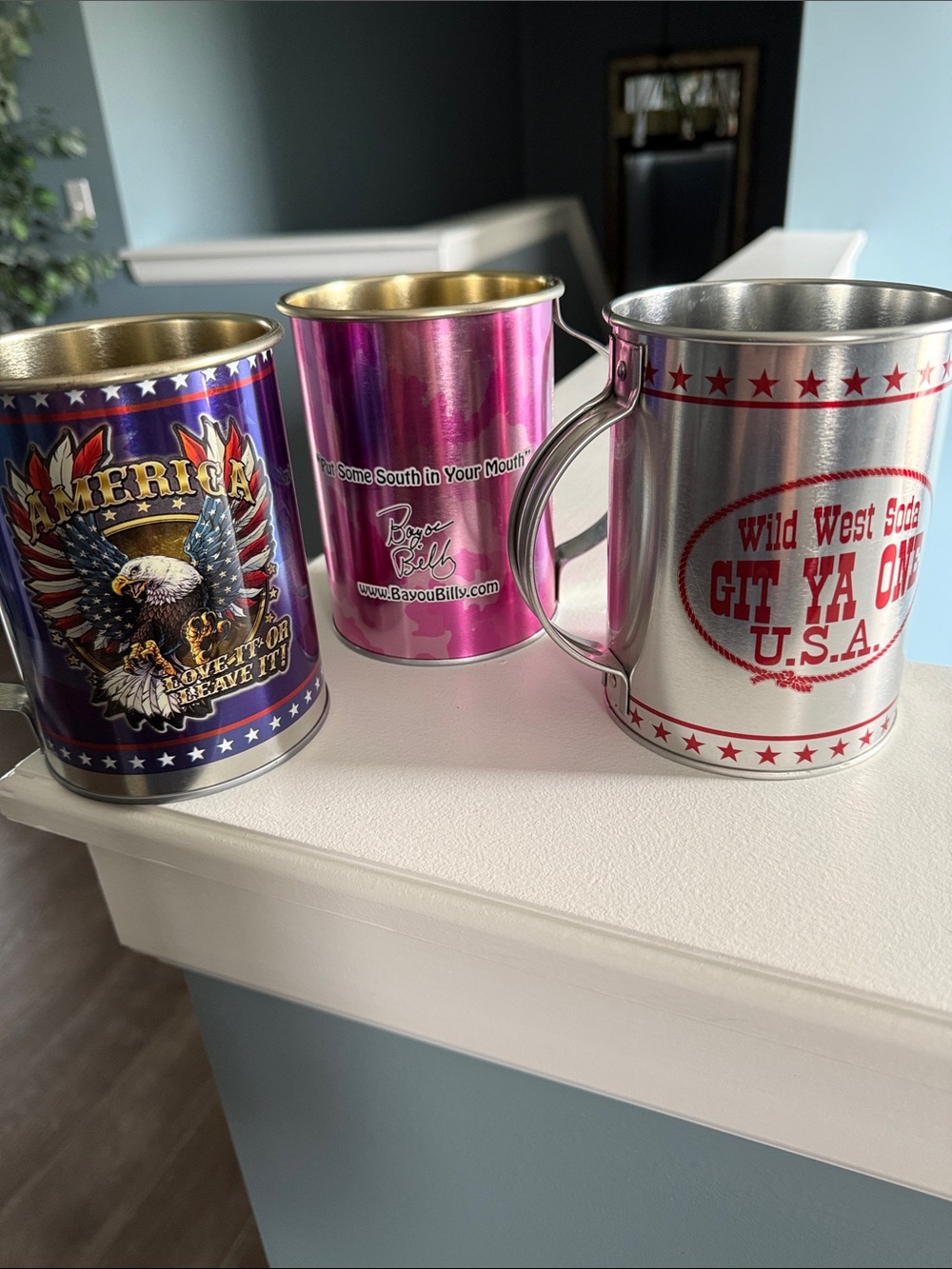 Pink Metallic Camp Mug - Stainless Steel Interior